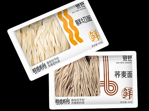 哲仕新作x鲜邦湿面包装设计、鲜面包装设计、面食包装