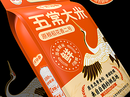 哲仕设计作品x五常大米品牌设计、五常大米包装设计