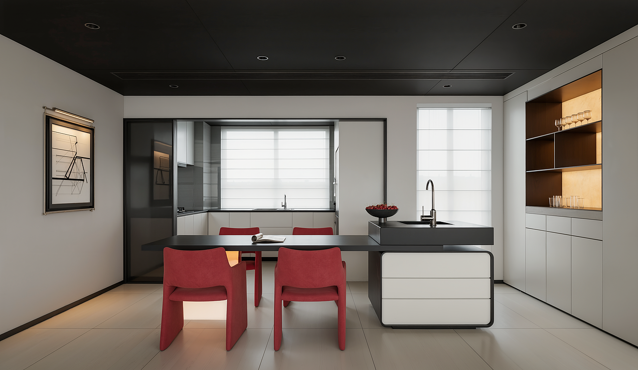 室内效果图表现 客餐厅700起 单个空间200起