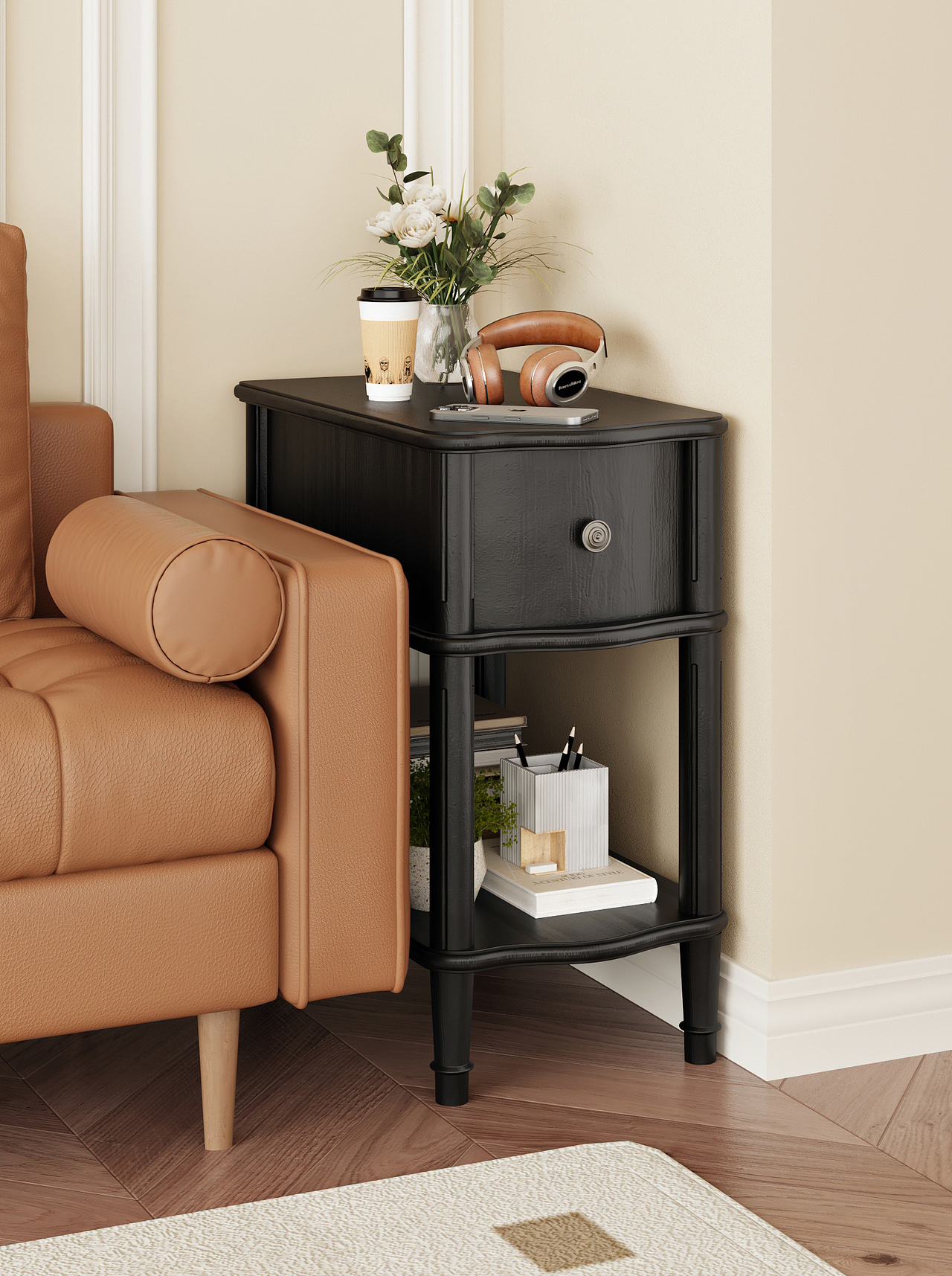 一款沙发边柜的建模渲染（图ZNDAwMTgwNzE2） - 家装设计 - 站酷设计师丶Maskdear原创素材 - 站酷ZCOOL