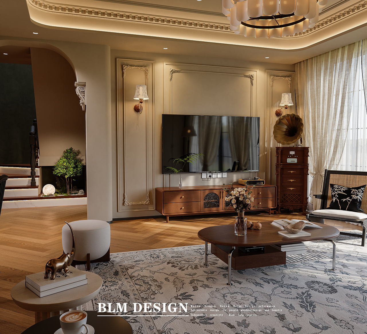 法式中古家装效果图案例