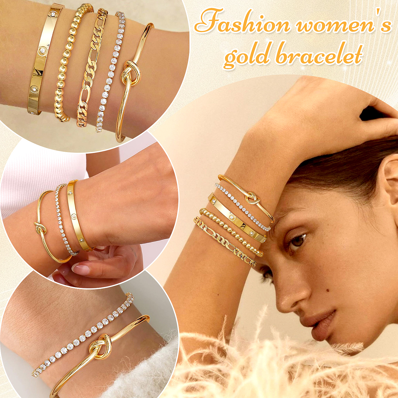 【亚马逊作品】---女士链条手链