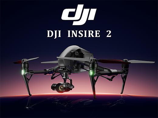 DJI Inspire 2 -大疆无人机细节渲染