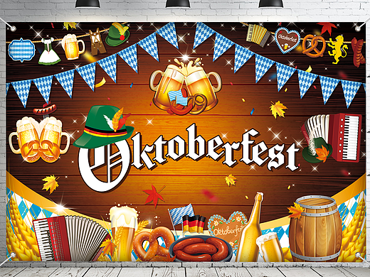 亚马逊主副图案例--啤酒节背景墙