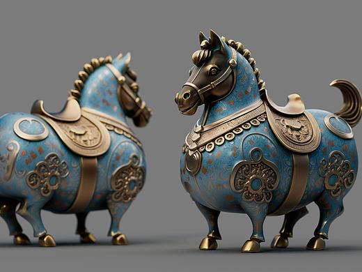 马年肥马（个人主页-ZNzI5MTQ3NjA=） - 其他三维 - 站酷设计师chqboom原创素材 - 站酷ZCOOL