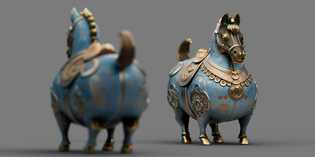 马年肥马（图ZNDAwMjA0NzQ0） - 其他三维 - 站酷设计师chqboom原创素材 - 站酷ZCOOL