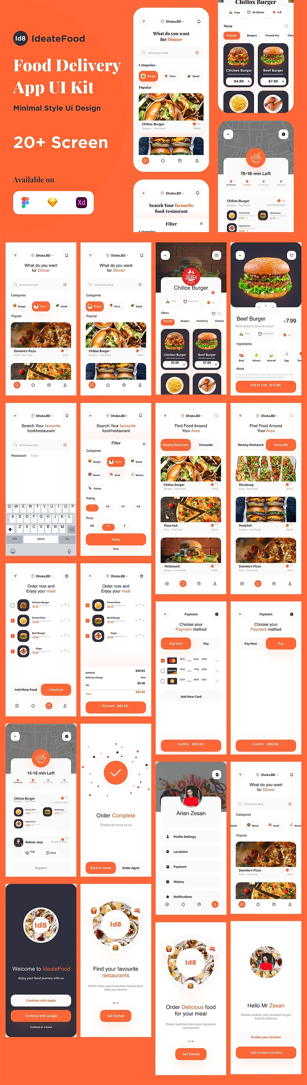 FOOD APP（图ZNDAwMjA1MDAw） - APP界面 - 站酷设计师李小娣原创素材 - 站酷ZCOOL