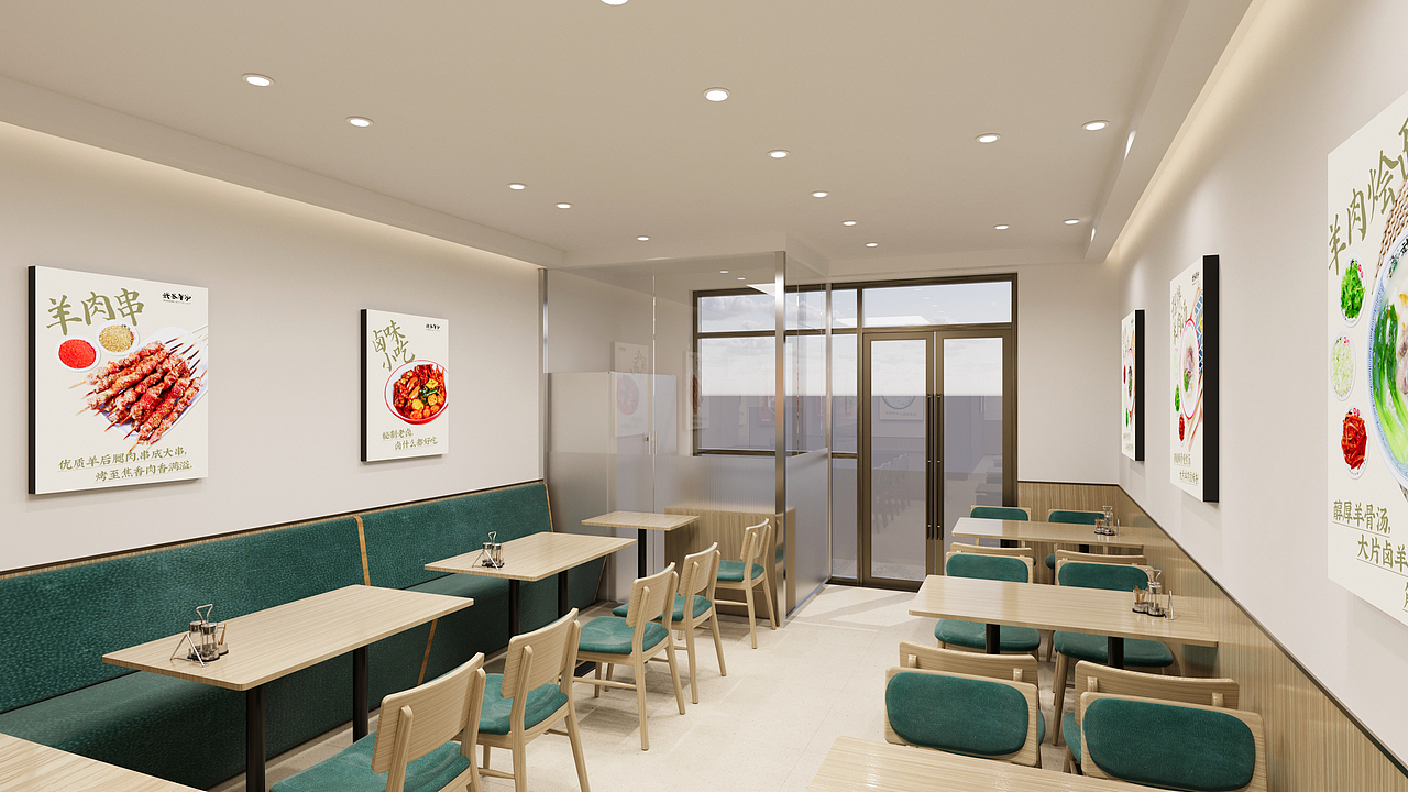 北京武圣羊汤店设计方案（图ZNDAwMjExNTc2） - 商业空间设计 - 站酷设计师明明白白先生原创素材 - 站酷ZCOOL