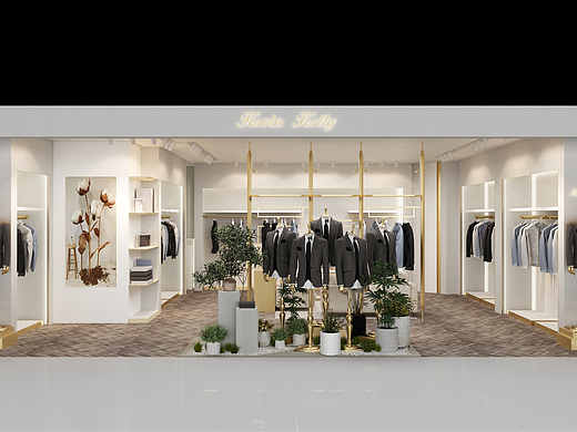 西安塞特赛格凯文凯利男装店设计方案