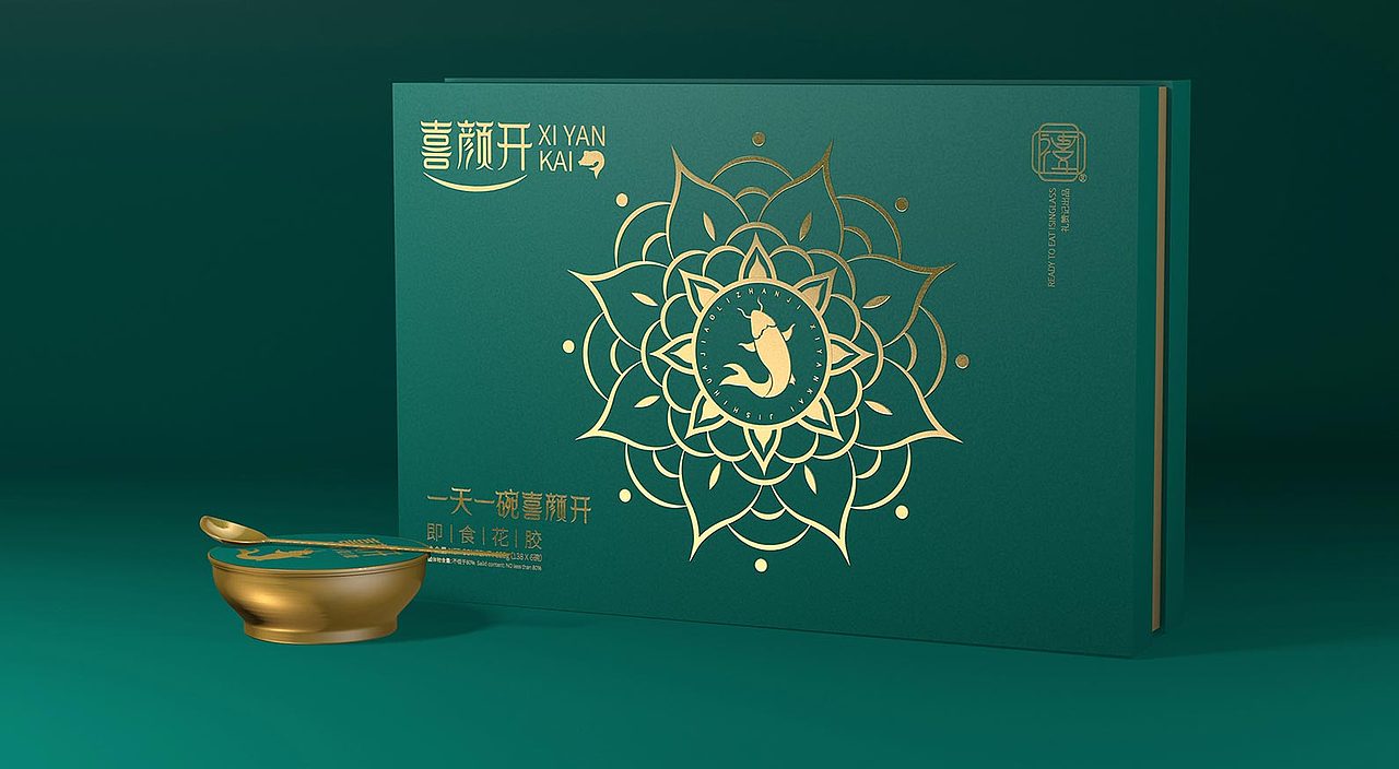 哲仕设计作品x 喜颜开即时花胶包装设计（图ZNDAwMjE2MTU2） - 包装 - 站酷设计师哲仕畅销包装设计原创素材 - 站酷ZCOOL