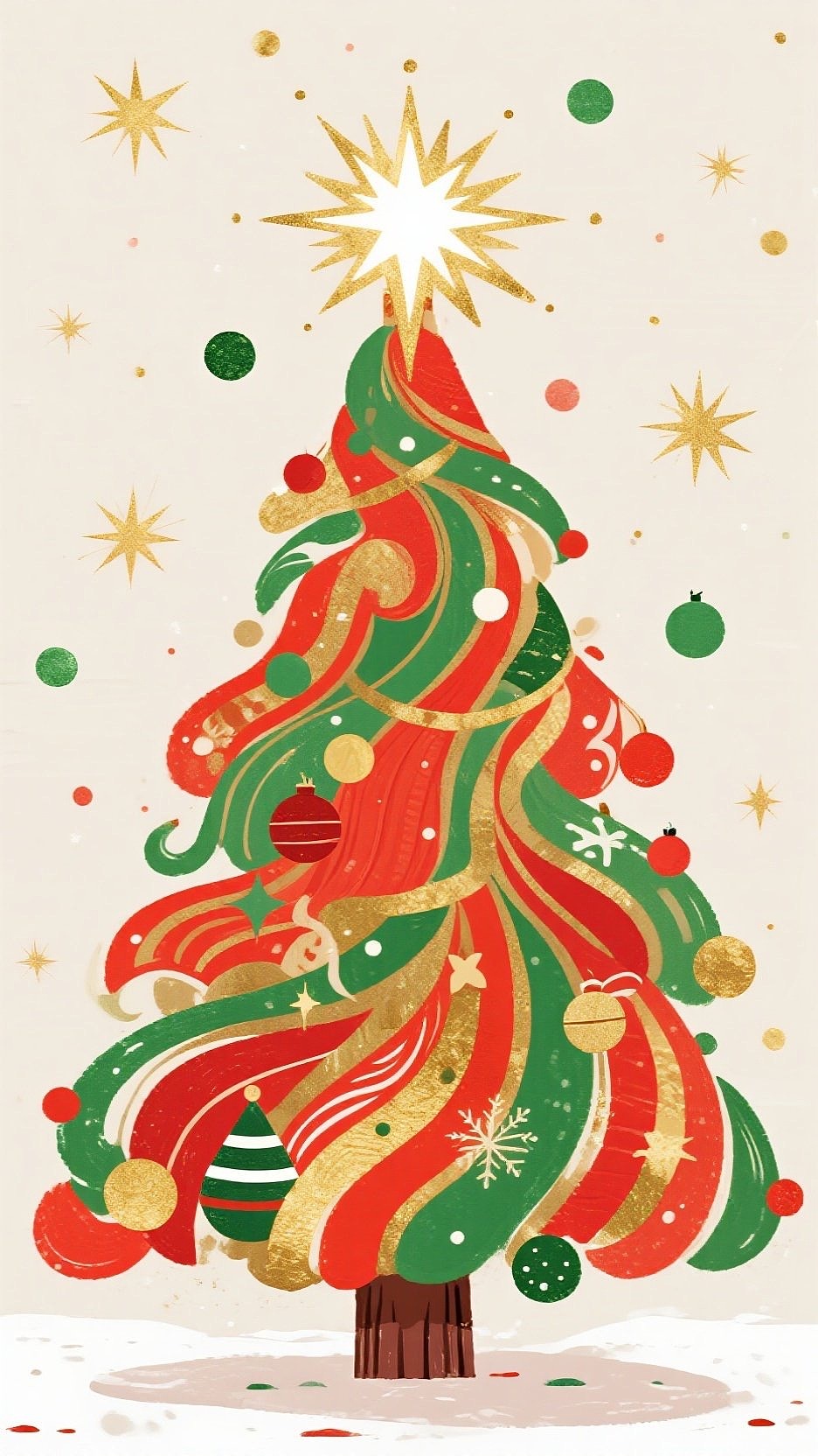 圣诞节插画素材🎄圣诞树🌲（图ZNDAwMjE2MjMy） - AI作品 - 站酷设计师张小喵Tensor原创素材 - 站酷ZCOOL