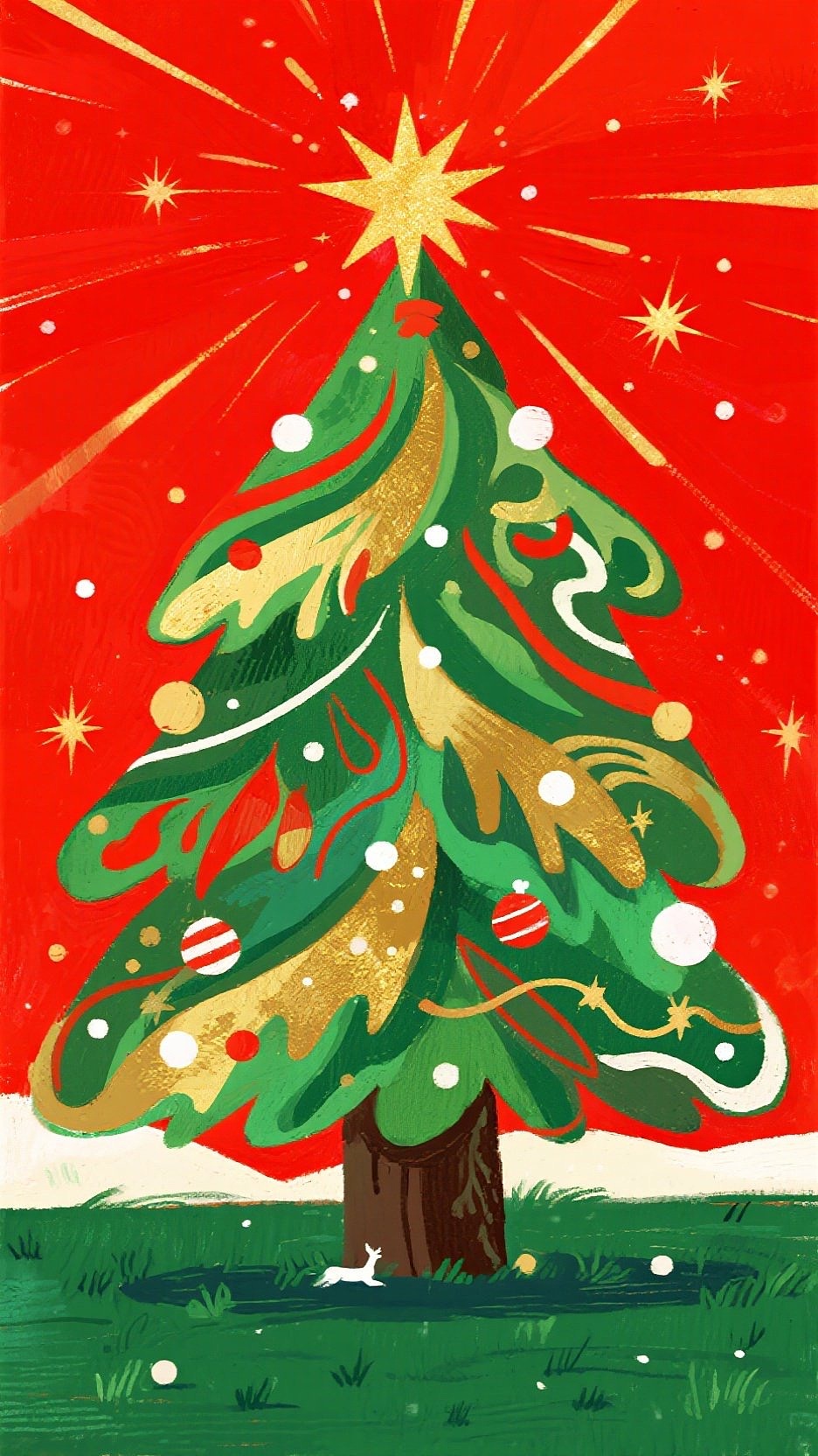 圣诞节插画素材🎄圣诞树🌲（图ZNDAwMjE2MjI4） - AI作品 - 站酷设计师张小喵Tensor原创素材 - 站酷ZCOOL