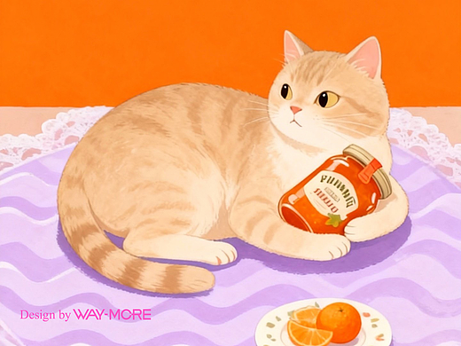 odhub壁纸果酱猫系列od-9