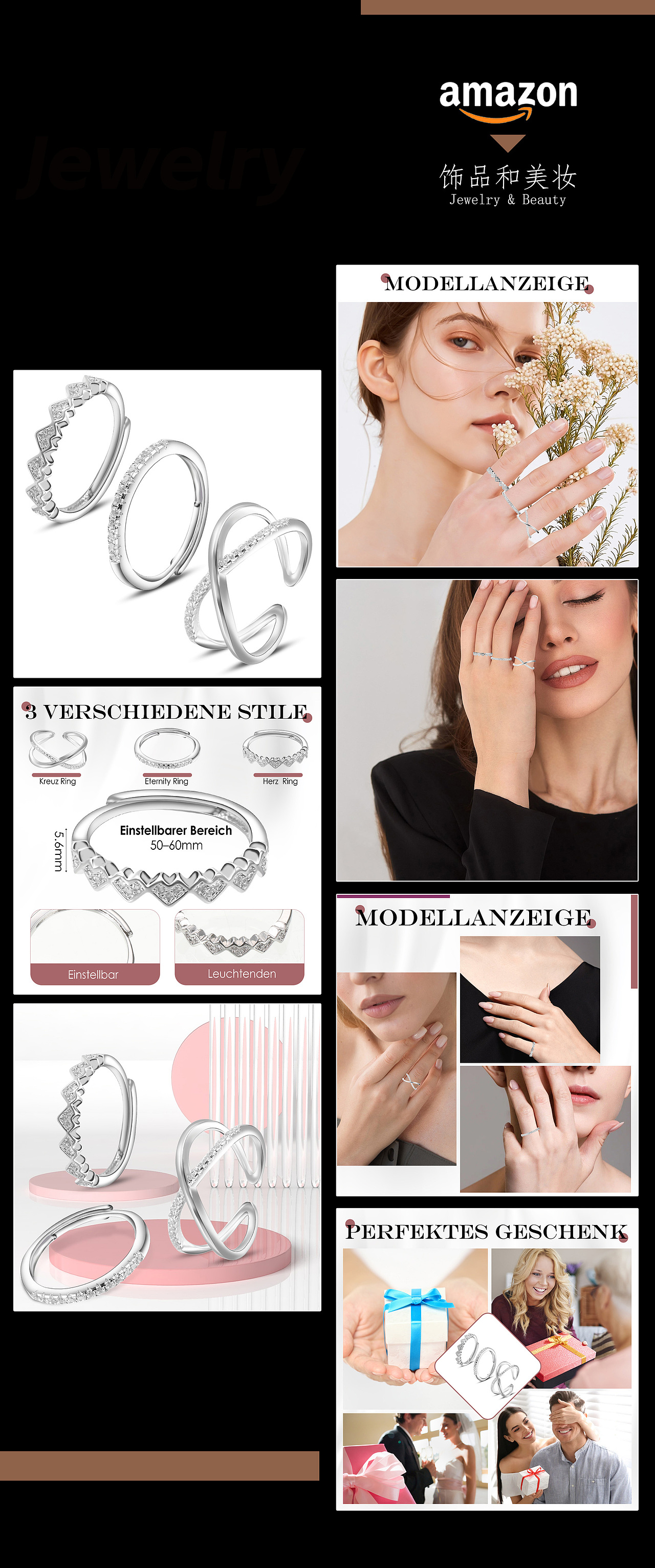 亚马逊主图集锦【饰品&美妆】