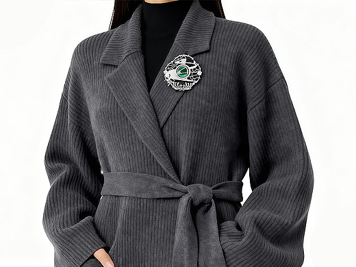 习酒胸针设计——《竹下君子》