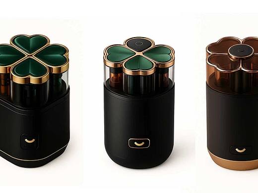 改款米家车载香薰机造型推演