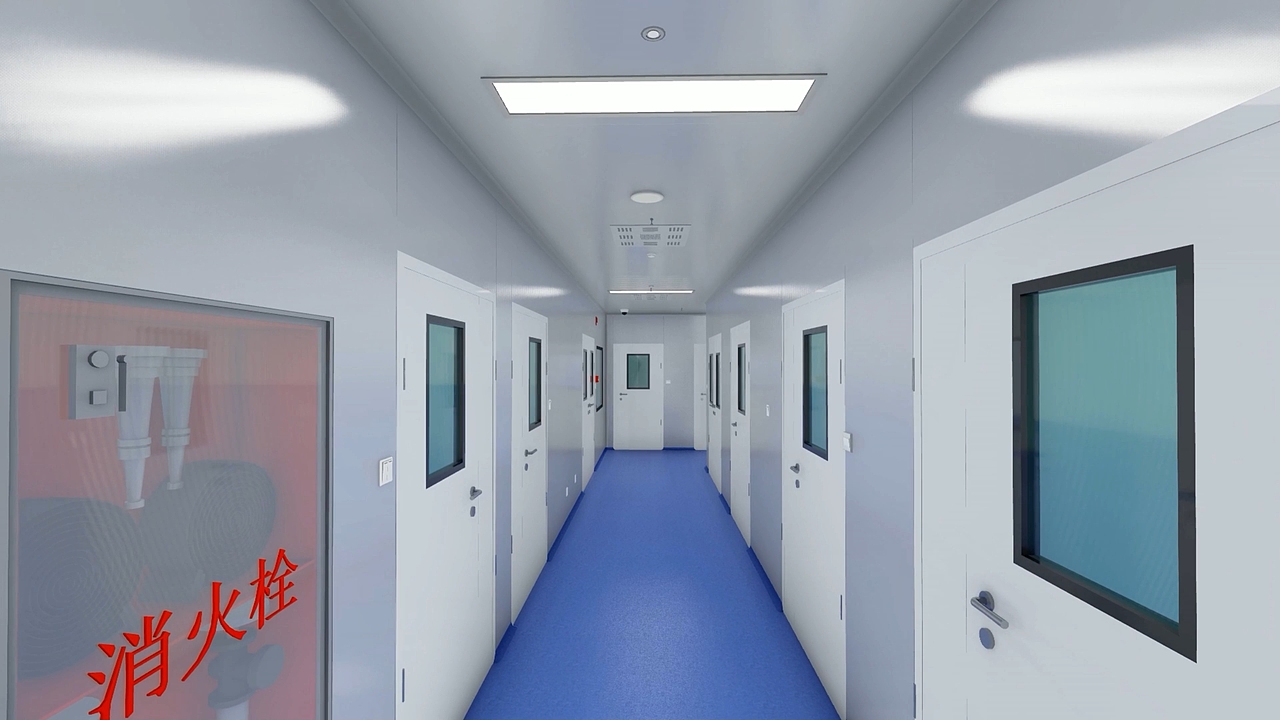 十万级净化车间BIM漫游