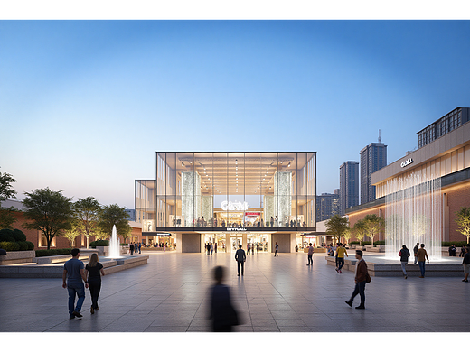 AI创意设计130-城市旗舰店3