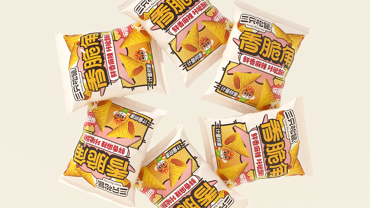 UmeDesign新作｜三只松鼠零食系列包装设计大合集