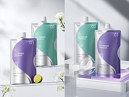 透真  精華液+睫毛精華液/直發(fā)膏  產品渲染