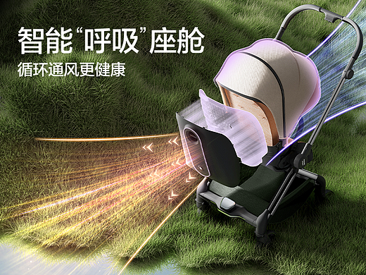 电商设计【母婴出行×飞利浦新安怡×智能“呼吸”舱】