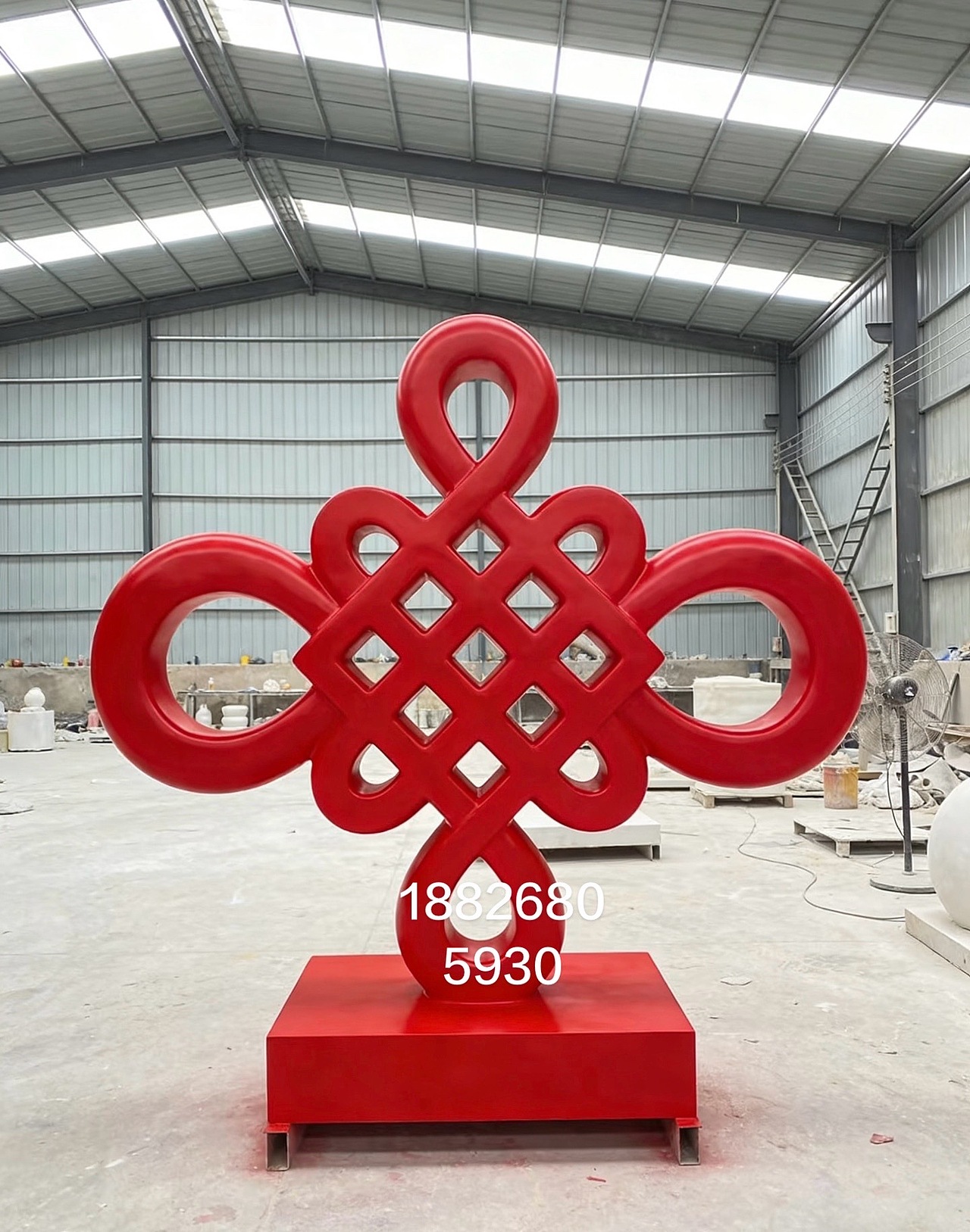 玻璃钢福结雕塑