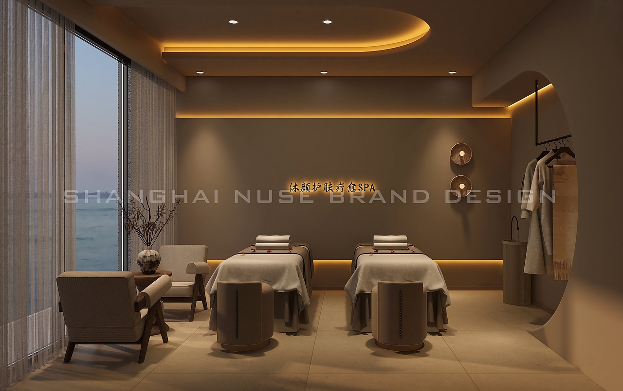 一曲禅意，半盏柔光 —— 疗愈 SPA 空间设计（图ZNDAwMjUyMjc2） - 商业空间设计 - 站酷设计师木村空间美学原创素材 - 站酷ZCOOL