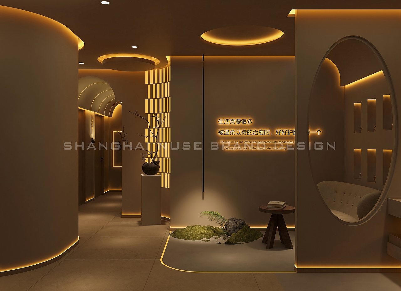 一曲禅意，半盏柔光 —— 疗愈 SPA 空间设计（图ZNDAwMjUyMjg4） - 商业空间设计 - 站酷设计师木村空间美学原创素材 - 站酷ZCOOL