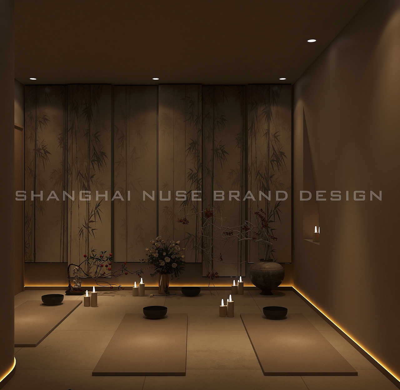 一曲禅意，半盏柔光 —— 疗愈 SPA 空间设计（图ZNDAwMjUyMzIw） - 商业空间设计 - 站酷设计师木村空间美学原创素材 - 站酷ZCOOL