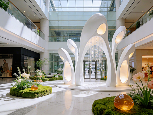 沈阳长春哈尔滨内蒙古购物中心美陈氛围升级设计公司【力荐】