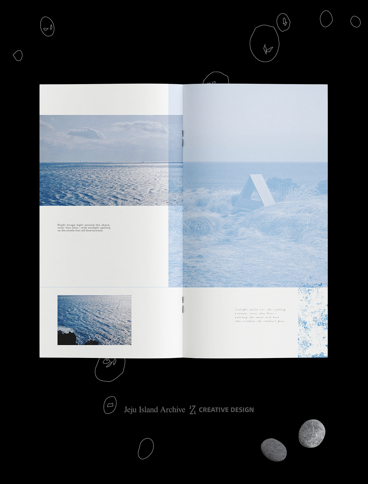 Zine💙当我把济州岛之旅做成一本相册诗集（图ZNDAwMjUzMTgw） - 书籍/画册 - 站酷设计师JZL竹林原创素材 - 站酷ZCOOL