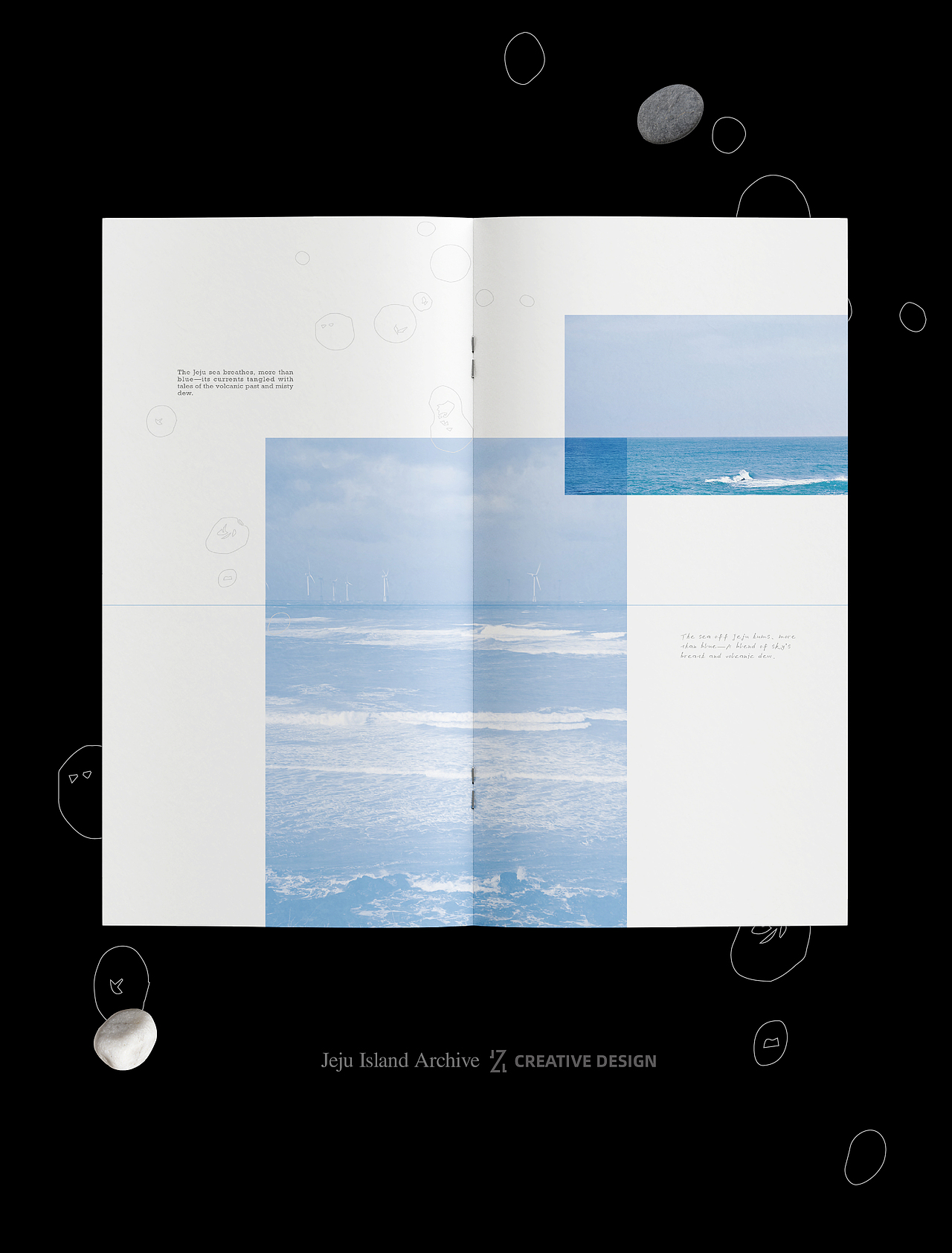 Zine💙当我把济州岛之旅做成一本相册诗集（图ZNDAwMjUzMTY0） - 书籍/画册 - 站酷设计师JZL竹林原创素材 - 站酷ZCOOL