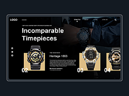 手表海报设计案例 跨境电商