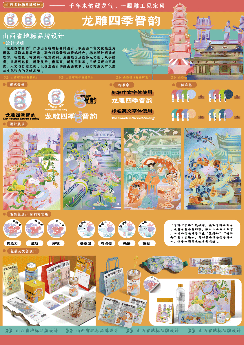 山西晋祠木雕盘龙与标志性地标课程作业