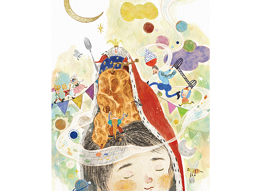 为陈伯吹获奖作品《一个人,许多人》绘制插画✨