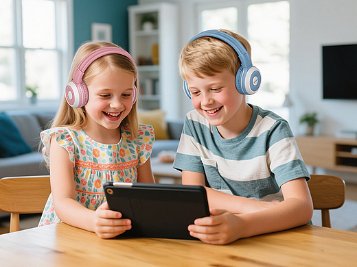 亚马逊Auracast儿童耳机listing外贸小孩蓝牙耳机A+