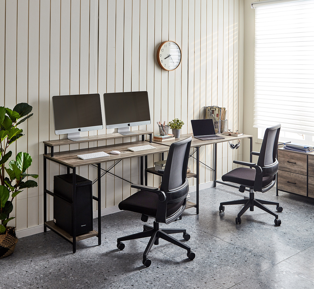 跨境电商|亚马逊|海外铁艺电脑桌拍摄