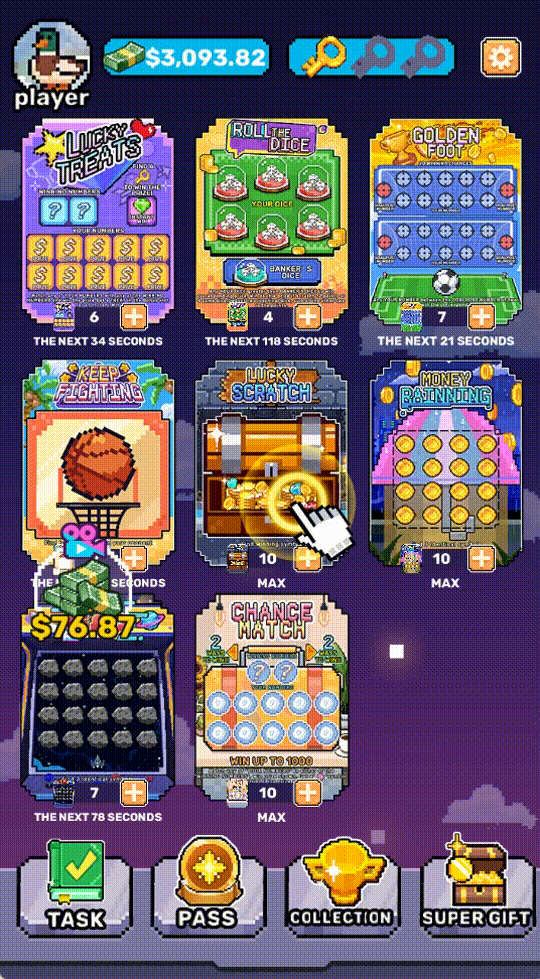 休闲类SCRATCH游戏分享（图ZNDAwMjY3OTAw） - 游戏UI - 站酷设计师谜领域Karas原创素材 - 站酷ZCOOL