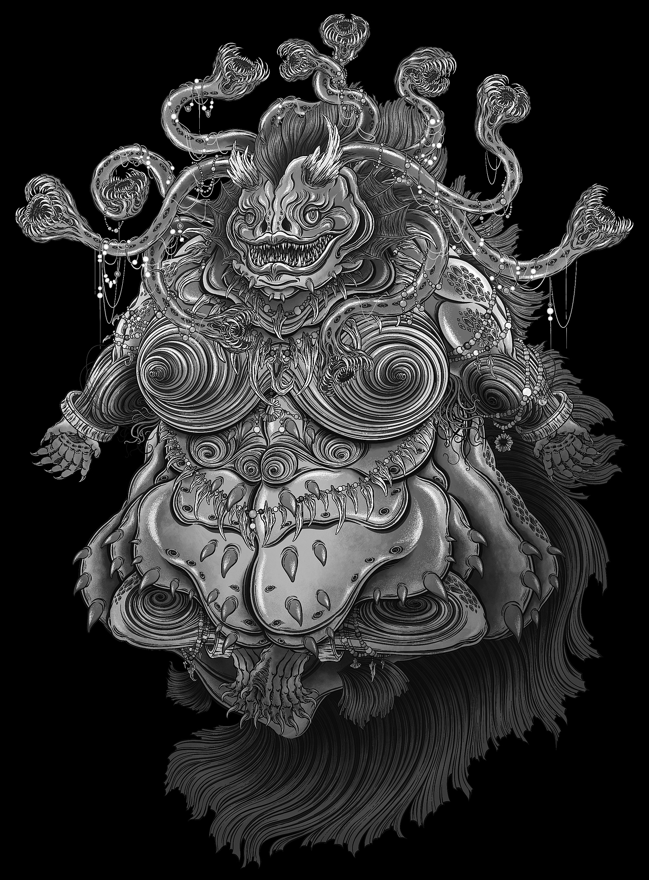 瘋狂囈語·克蘇魯Cthulhu-克苏鲁系列补完3（图ZNDAwMjcyNDEy） - 艺术插画 - 站酷设计师藏____原创素材 - 站酷ZCOOL