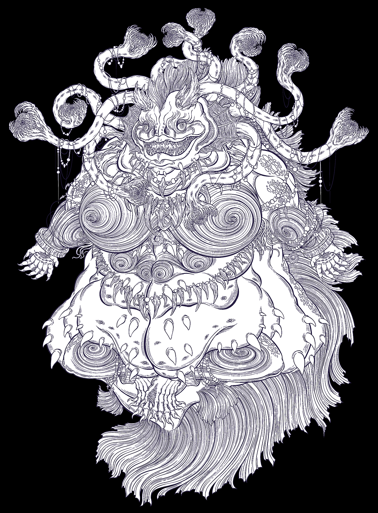 瘋狂囈語·克蘇魯Cthulhu-克苏鲁系列补完3（图ZNDAwMjcyNDA4） - 艺术插画 - 站酷设计师藏____原创素材 - 站酷ZCOOL