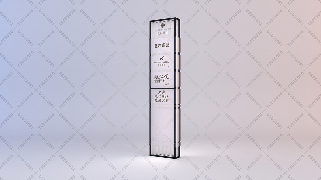 商场导视牌制作,商业精神堡垒,标识导视设计（图ZNDAwMjg4MDA4） - 其他三维 - 站酷设计师导视系统设计原创素材 - 站酷ZCOOL