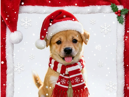 圣诞毛绒风格—宠物头像（个人主页-ZNzI5MjI5MDA=） - AI作品 - 站酷设计师聚歌原创素材 - 站酷ZCOOL