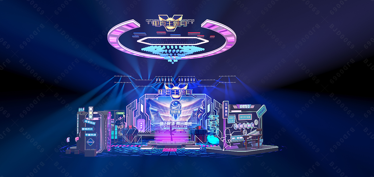 赛事舞美场地设计,电竞舞美,电视台舞美设计（图ZNDAwMjkwMTA4） - 场景 - 站酷设计师舞美设计原创素材 - 站酷ZCOOL