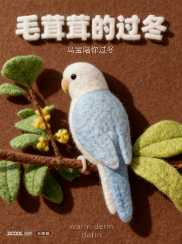 毛茸茸过冬（图ZNDAwMjkzODA0） - AI作品 - 站酷设计师Z22205268原创素材 - 站酷ZCOOL