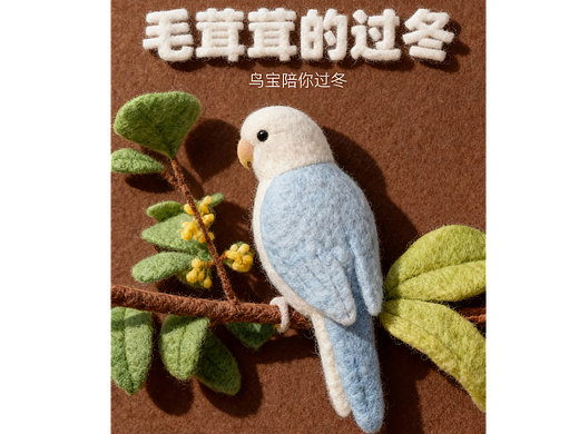 毛茸茸过冬（个人主页-ZNzI5MjMzNjg=） - AI作品 - 站酷设计师Z22205268原创素材 - 站酷ZCOOL