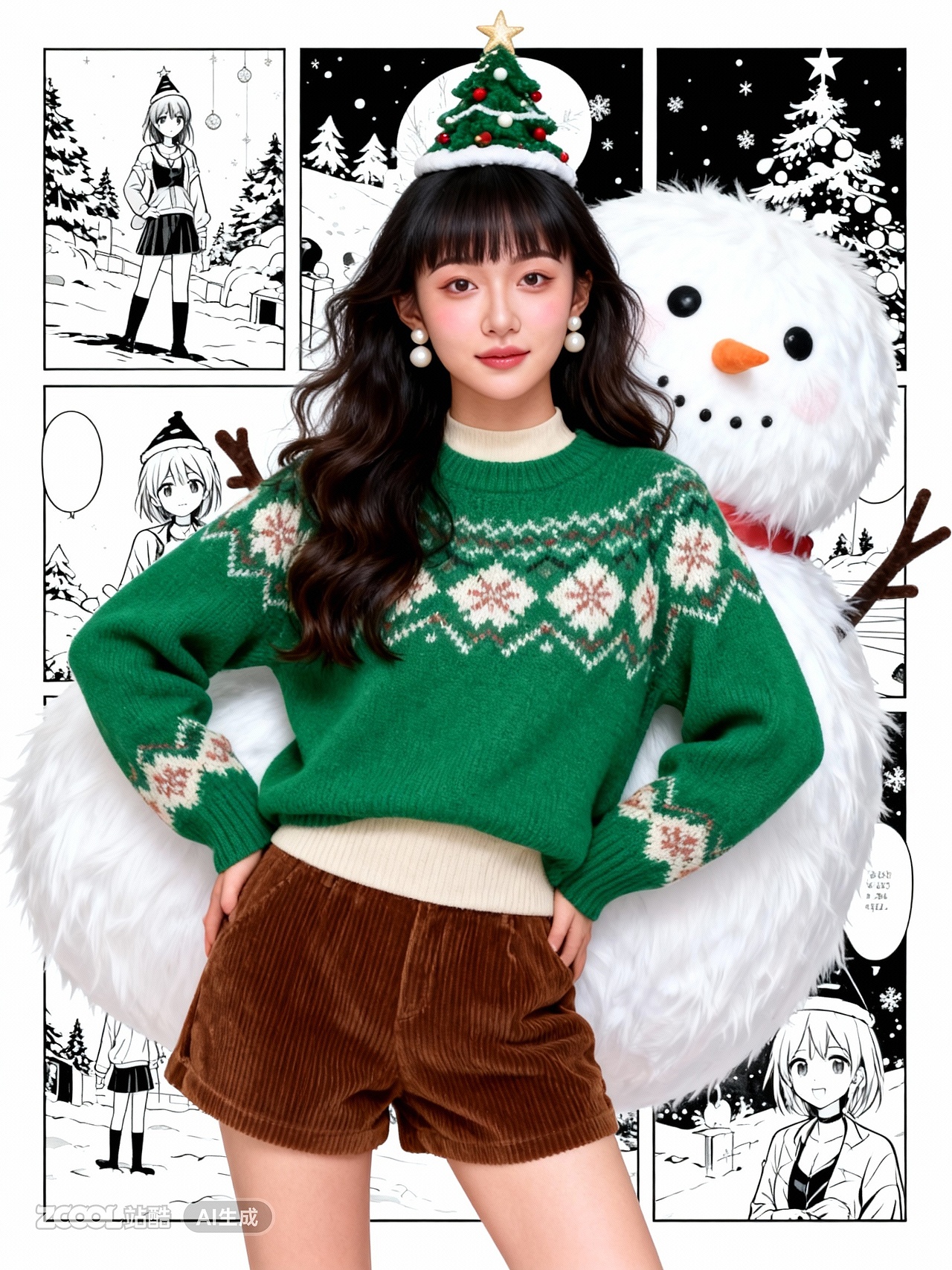 预制圣诞朋友圈（图ZNDAwMjk1Nzg4） - AI作品 - 站酷设计师站酷会员原创素材 - 站酷ZCOOL