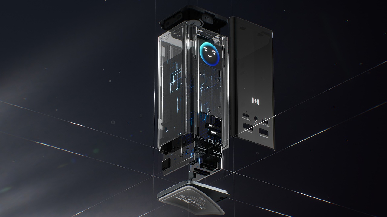 拓展坞产品动画（图ZNDAwMzAwNjI4） - 产品 - 站酷设计师秦风C4D原创素材 - 站酷ZCOOL