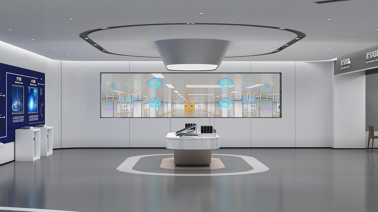 【盐城落地・纺织品企业科技展厅】（图ZNDAwMzAyNTgw） - 商业空间设计 - 站酷设计师云博文化传媒原创素材 - 站酷ZCOOL