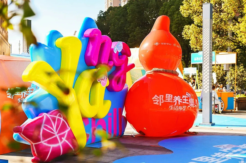 商业美陈 | 自然流量爆炸的市集怎么做!-肆墨设计