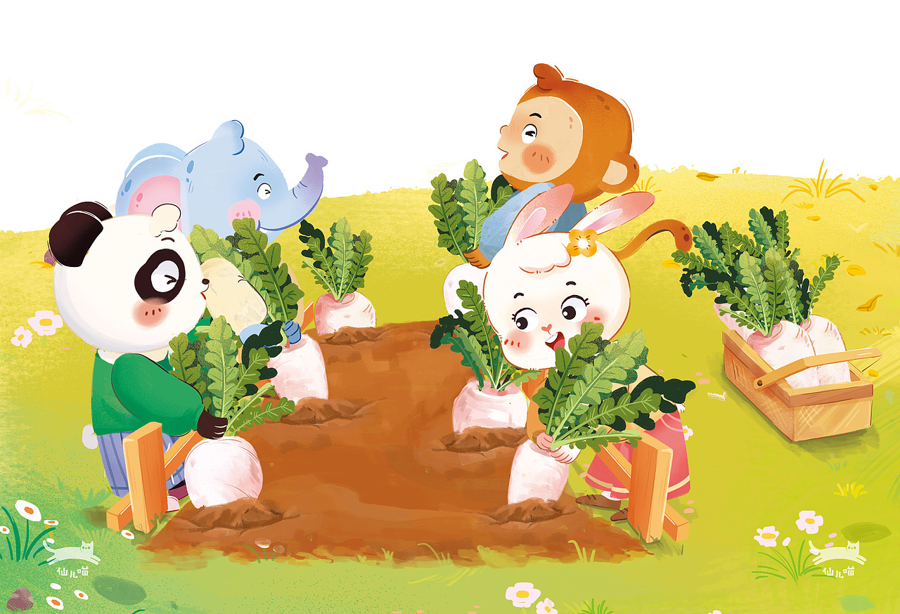 儿童绘本|《种萝卜》幼儿生活劳动主题